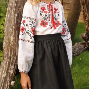 Славянская Рубашка для девочек Маки